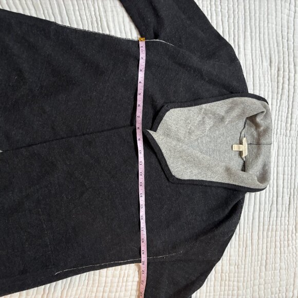 Eileen Fisher Reversible Open Front Cardigan Gray Wool Blend – Women’s XS - Picture 5 of 11